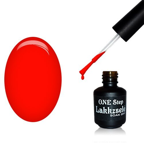 Oja semipermanenta One Step, MoonbasaNails, 159 Neon orange, 5 ml